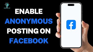 How to Enable Anonymous Posting on Facebook