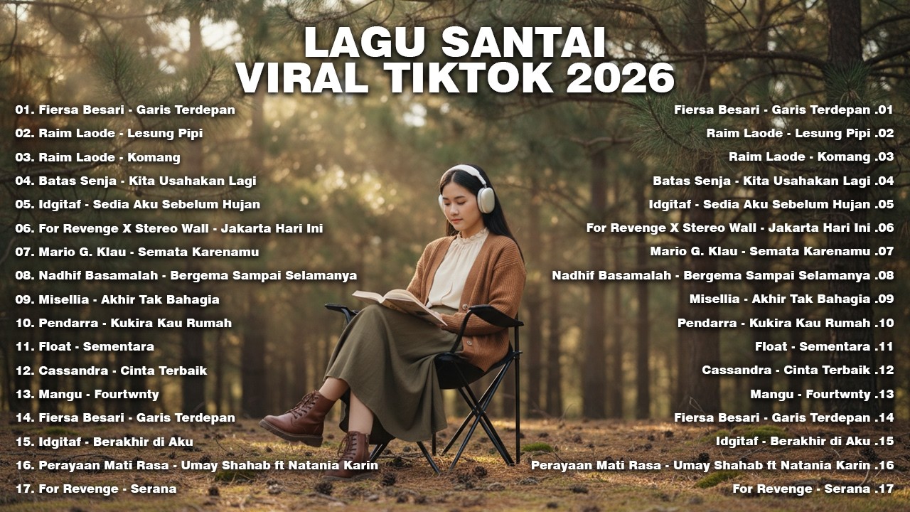 Lagu Santai Viral Tiktok 2026 — Lagu Santai Buat Kerja 2026 🍂   Lagu Terbaru 2026 ✨🎼