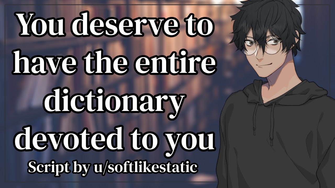 ASMR Charming nerd flirts with you in the library