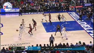 Philadelphia 76ers | Man Offense - DHO - Backscreen - Thru - Punch