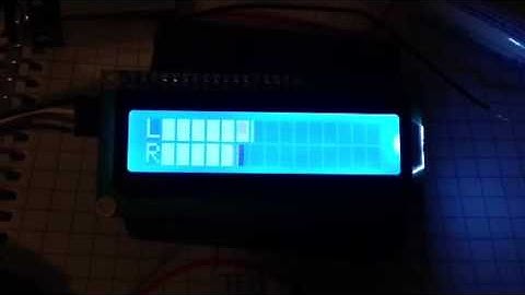 1602 lcd VU meter valmark