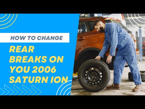 How to Change Rear Breaks on a 2006 Saturn Ion | (Not as Hard as it Sounds!)