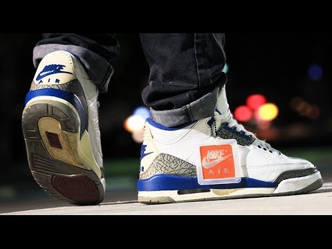 jordan 3 true blue 1988