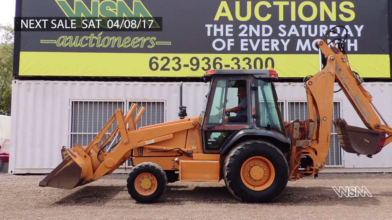 Case 580 Backhoe For Sale at Public Auction Sat 4/8/17 YouTube