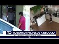 Delincuentes roban 500 mil pesos a negocio en la calle Modesto Arreola en Monterrey