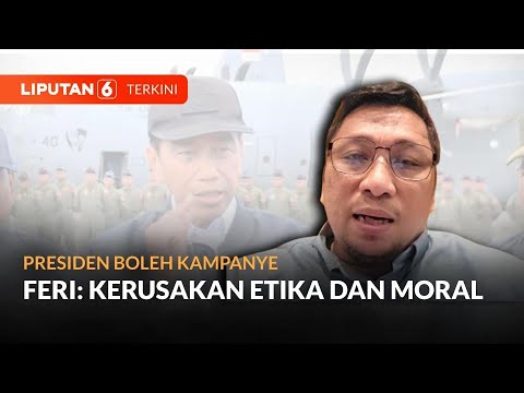 Jokowi Bilang Presiden Boleh Kampanye, Apa Kata Pengamat Hukum Tata Negara ? | Liputan 6