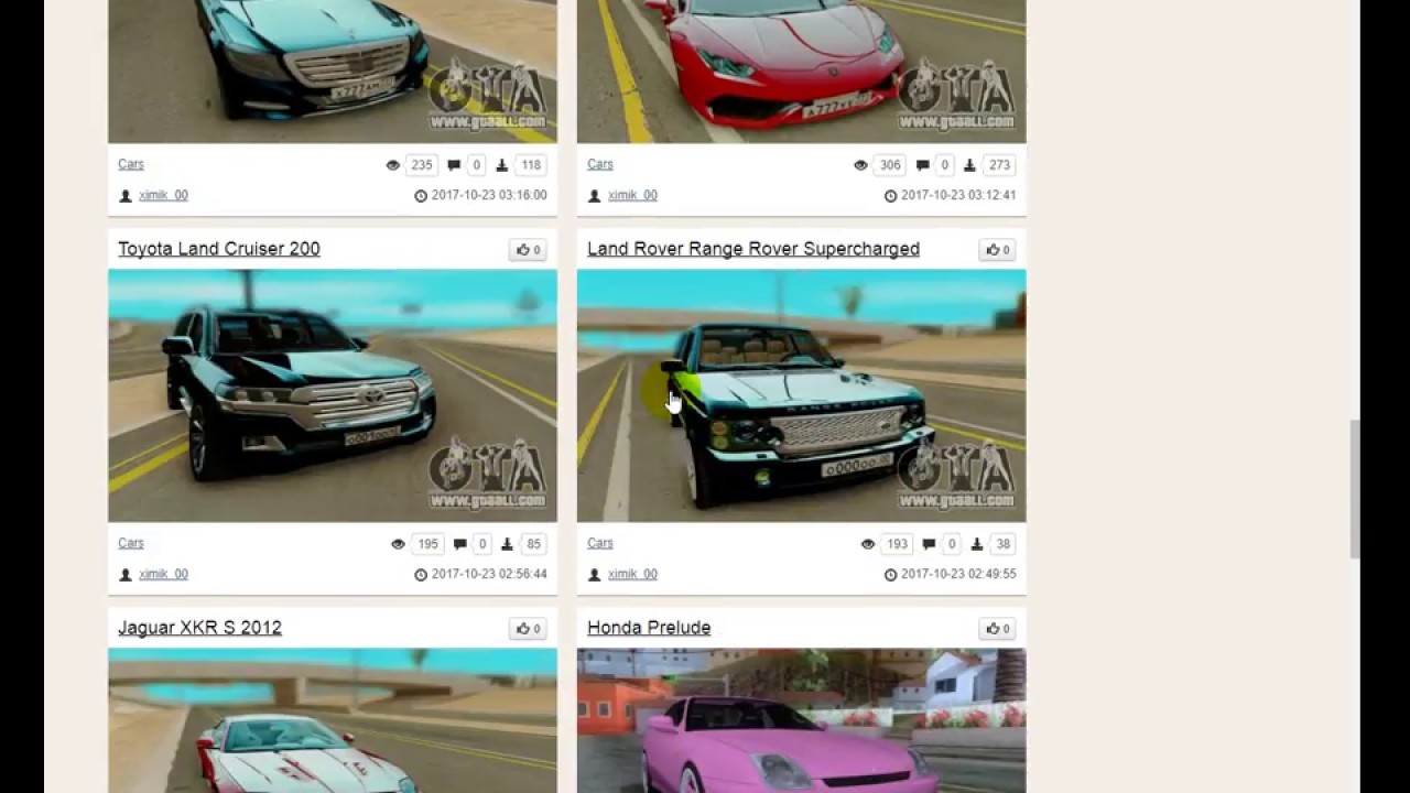 How To Install Cars in GTA San Andreas - YouTube