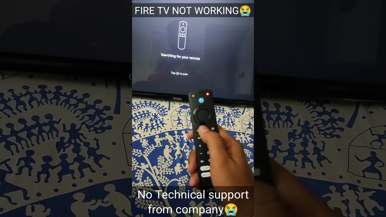 Fire TV not connecting Remote☹️