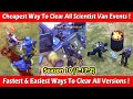 Cheapest Ways To Clear All Scientists' Van Events (Season 10)! Last Day On Earth Survival