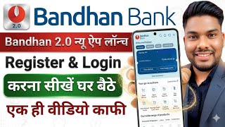 Bandhan bank 2.0 New App Registration & Login kaise karen Activate Bandhan Bank New Mobile App #B... screenshot 1
