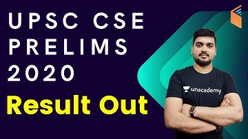 UPSC CSE Prelims 2020 Result Out | CSE 2020 Prelims Result Declared
