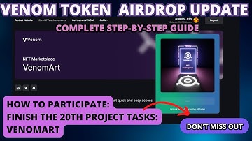 VENOM TESTNET NEW PROJECT: VENOMART AND DISCORD TASKS | HOW TO PARTICIPATE TAGALOG TUTORIAL NFT MINT