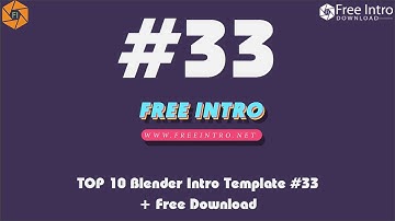 Download TOP 10 Blender Intro Template #33 + Free Download 2017
