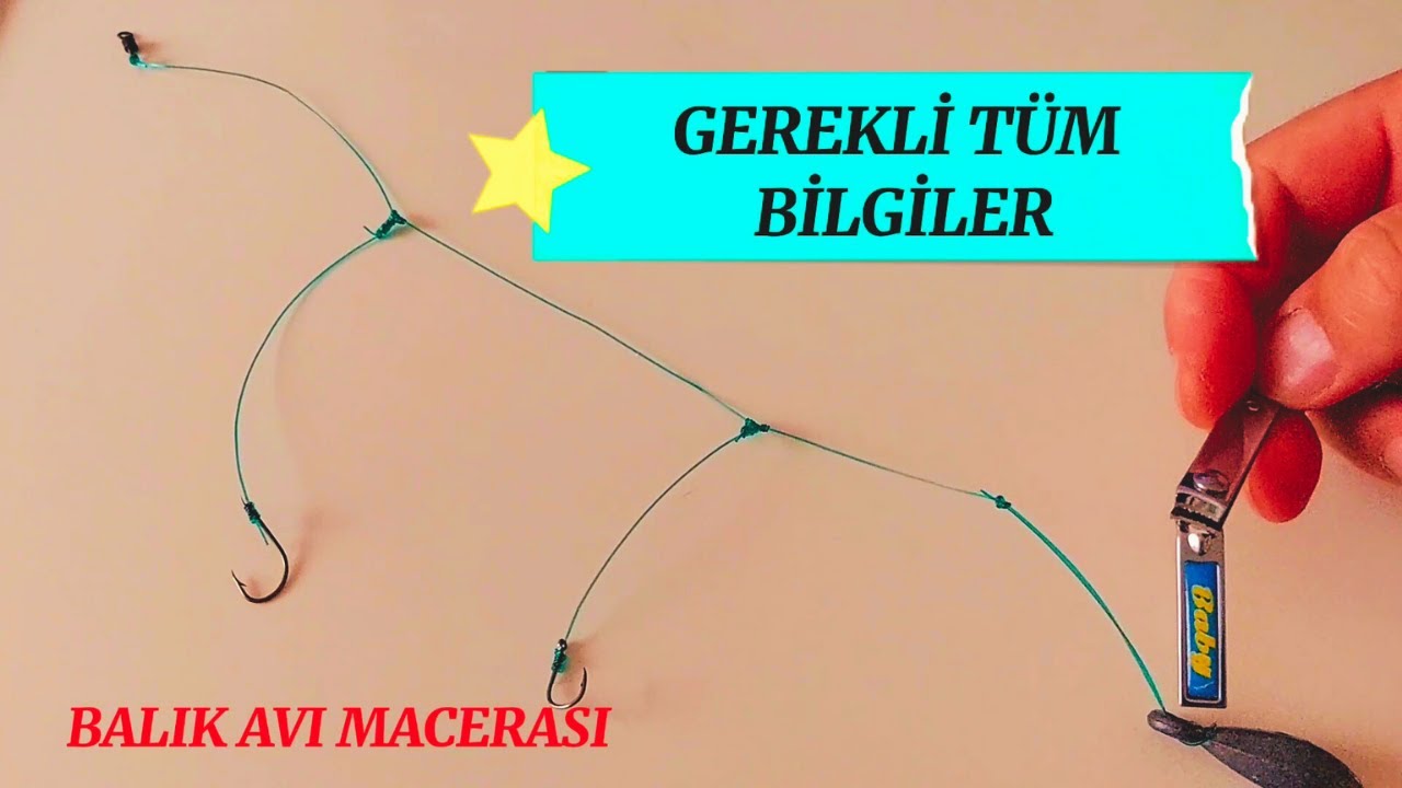 A'dan Z'ye Olta Takımı Nasıl Hazırlanır | Balık Avı için Dip Oltası veya Yemli Takım Hazırlama