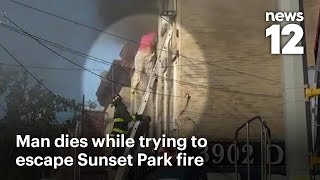 Man dies while trying to escape Sunset Park fire; 3 injured | News 12