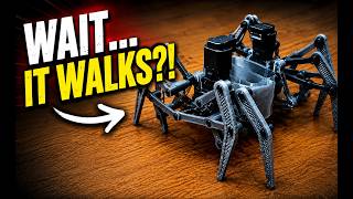 I Built a Walking Spider Robot From Scratch! 🕷️🤖| Spider-Bot