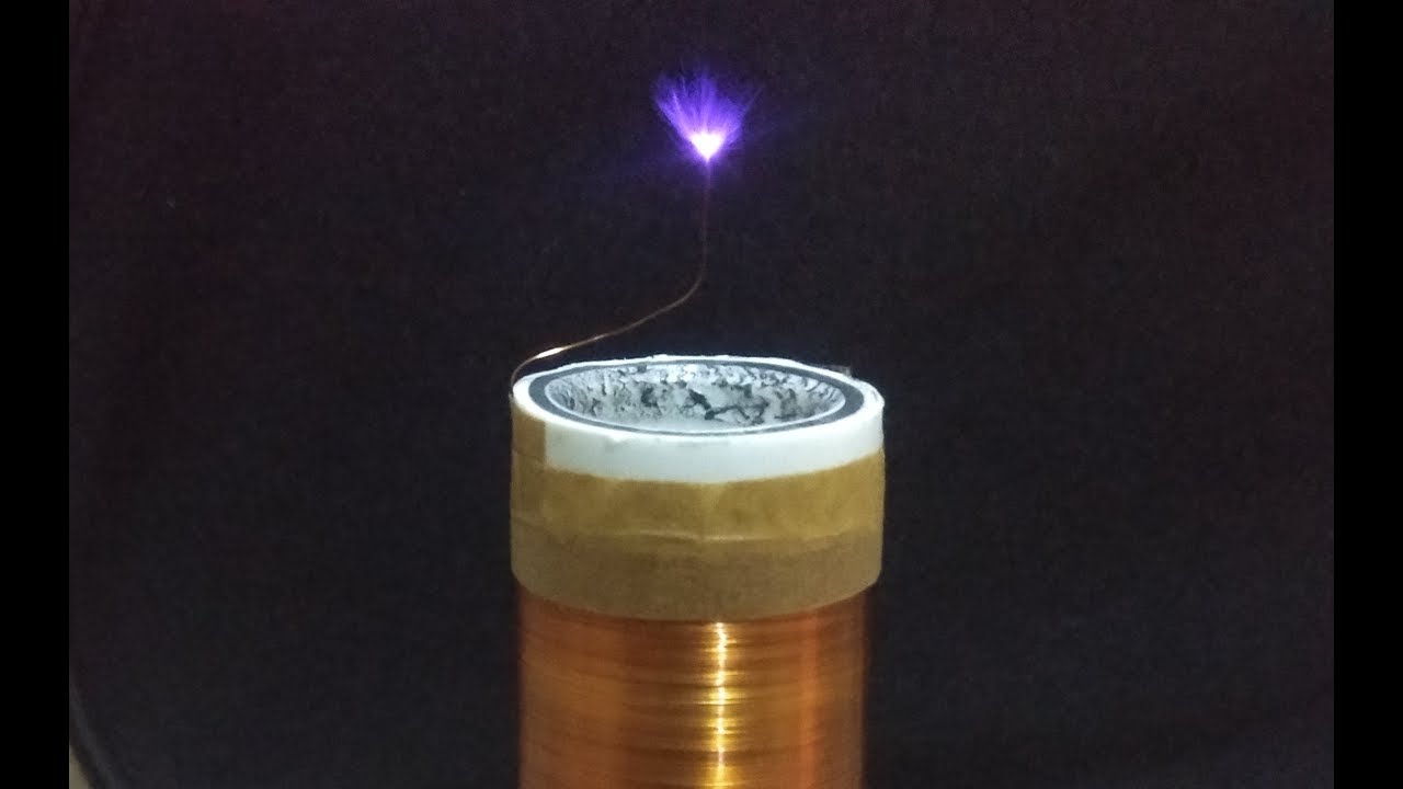 TIP31C SLAYER EXCITER TESLA COIL (SIMPLE AND POWERFUL) YouTube