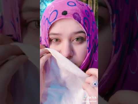 Hijab lady mast video