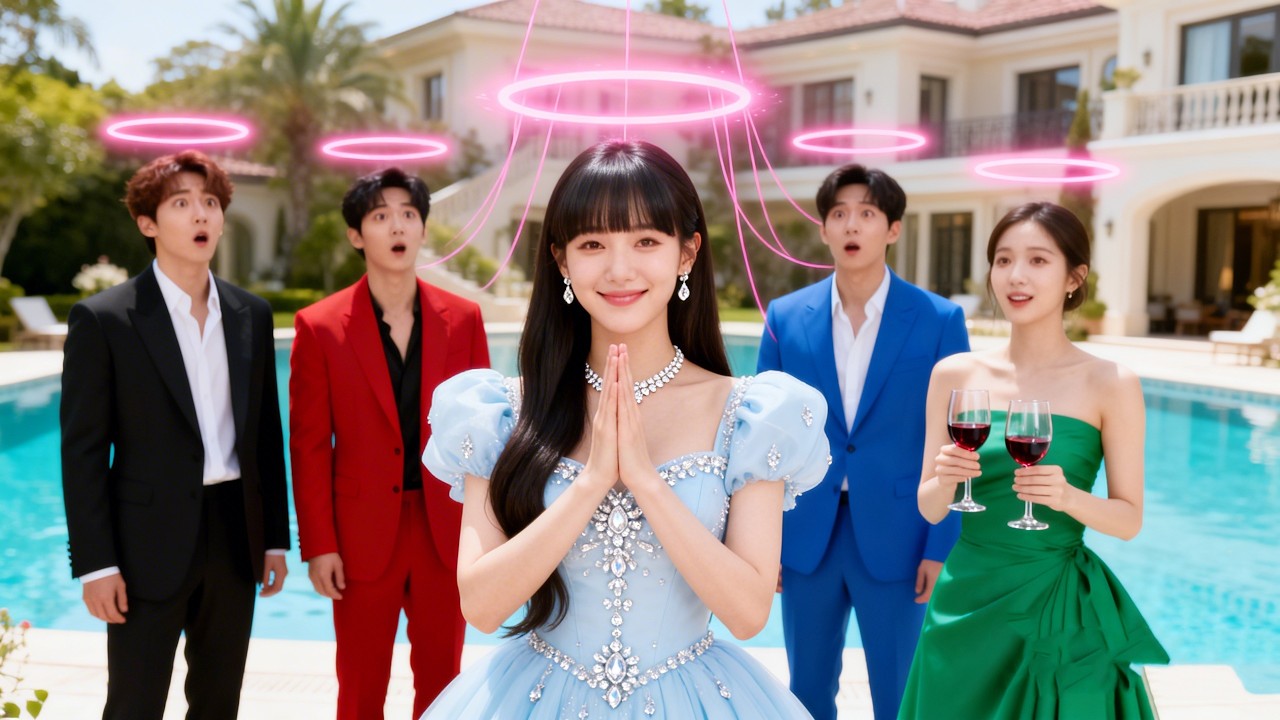 فتاة مسكينة طُردت—إخوتها الثلاثة الرؤساء التنفيذيين يسمعون أفكارها، يأخذونها للمنزل ويدللونها كأميرة