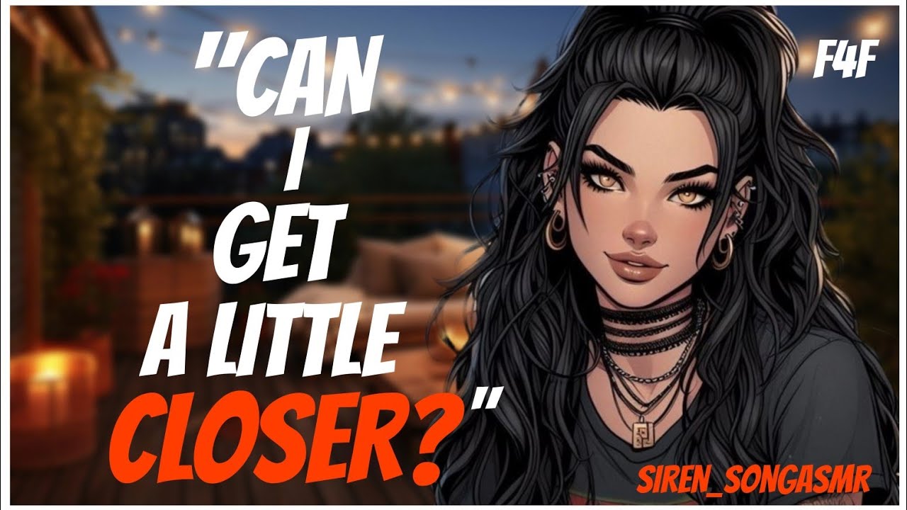 [F4F] Popular Goth Girl Flirts With You At A Party 💕 ASMR Roleplay | Soft-spoken | Raspy | Kisses 💋