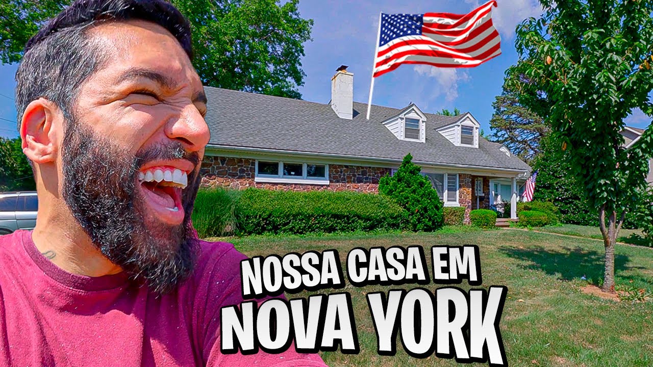 CHEGAMOS NOS EUA 😍 ESSA É A NOSSA CASA EM NOVA YORK !