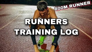 800M RUNNERS TRAINING LOG