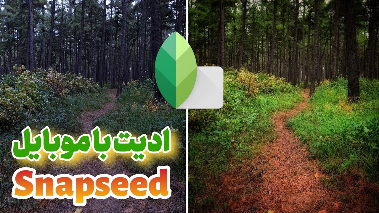 ادیت عکس طبیعت با گوشی و اپ اسنپسید snapseed