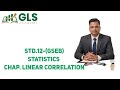 GSEB. 12 commerce. Chap. Linear correlation