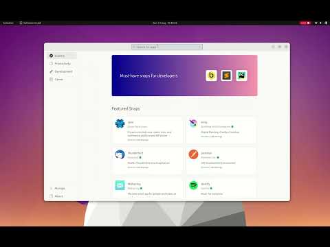 Preview of the Flutter-based Ubuntu Store
