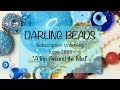 Darling Beads Unboxing and Review, June 2021 "A Trip Around the Med"