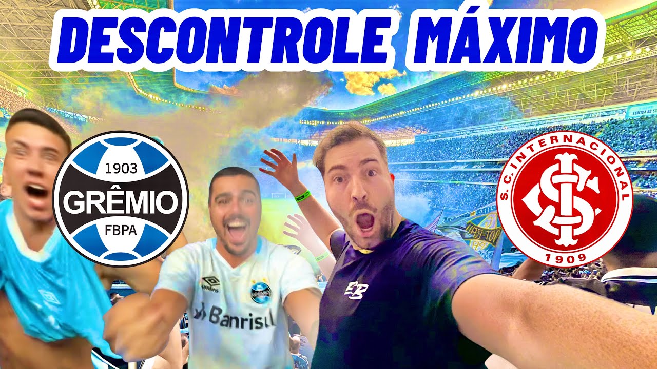 OLÉ, GOLEADA E TORCIDA DO GRÊMIO INSANA NO GRENAL/ Grêmio 3 x 0 Inter