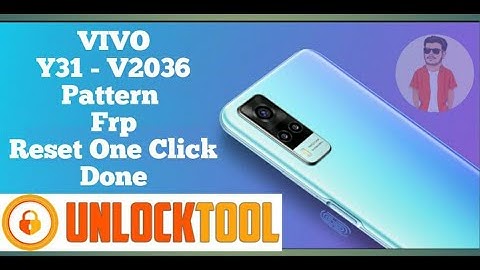 vivo Y31 ( V2036 ) Pattern Frp Unlock  2021