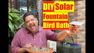 DIY IDEAS | Bird Bath Fountain | Summer Craft Ideas | Mayur Dev Aquascaper | Nature Aquarium Idea 4K