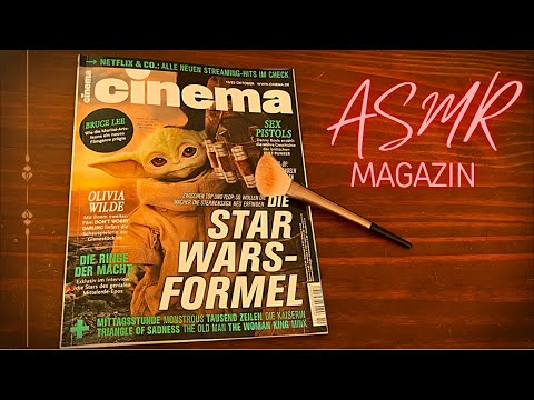 ASMR MAGAZIN, REGEN, BRUSHING & FLÜSTERN FÜR DICH ZUM EINSCHLAFEN