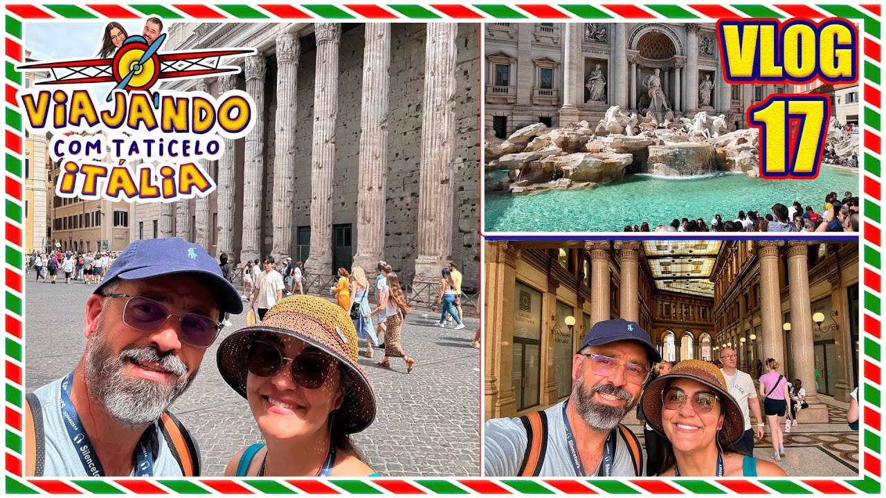 🇮🇹17 Vlogão Itália: Tour por Roma Barroca #viajandocomtaticelo