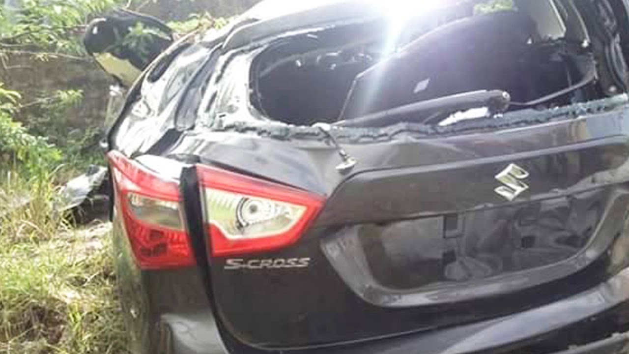 Latest Car Accident of Maruti Suzuki S Cross in India Road Crash