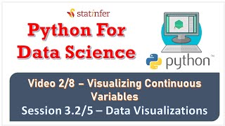 Video 2/8 – Visualizing Continuous Variables (from the Session 3.2/5 – Data Visualizations)