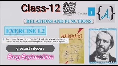 Que-3 ch-1 relations and functions Ex-1.2 class-12 | NCERT Maths | Rd Sharma | Adnan Alig