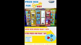 Electrocoin Magic 7 Key Prize Boxes   Prize Vend, Skill & Ticket Redemption