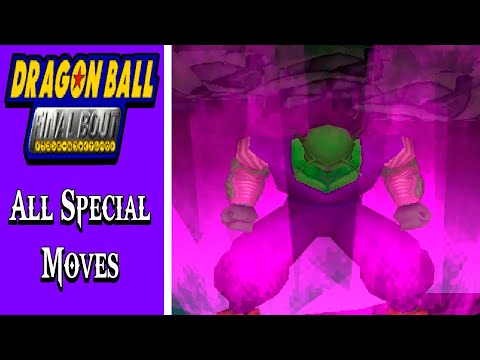 Dragon Ball GT Final Bout PS1 All Special Moves 