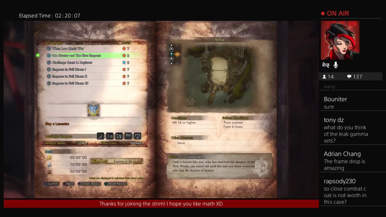 Arch Temp Luna bc Tuna wants stuff