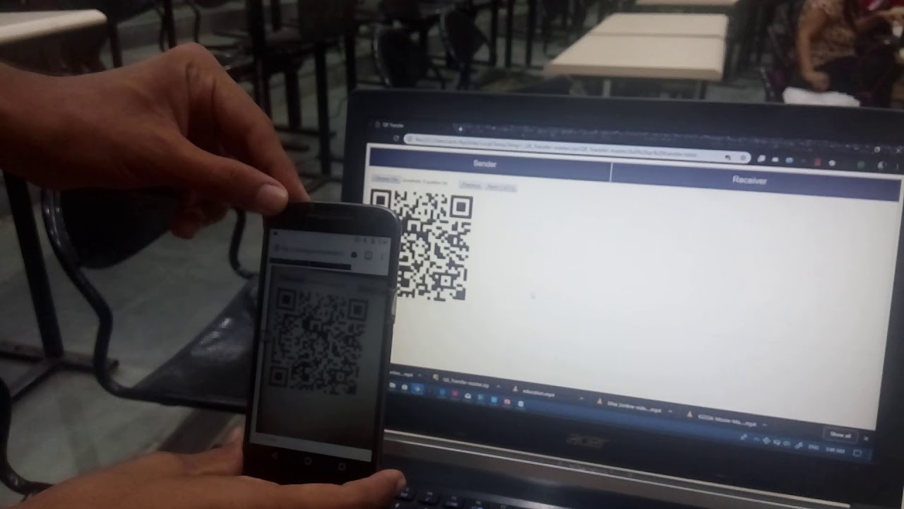 Data transfer via QR codes, Full Process---ViFi @ DAIICT HACKATHON ...