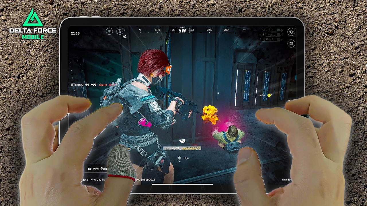Delta Force Mobile (120FPS) iPad Pro M2 HANDCAM 🔥 HD + 120FPS ❤️ Gameplay / Test / Loadout