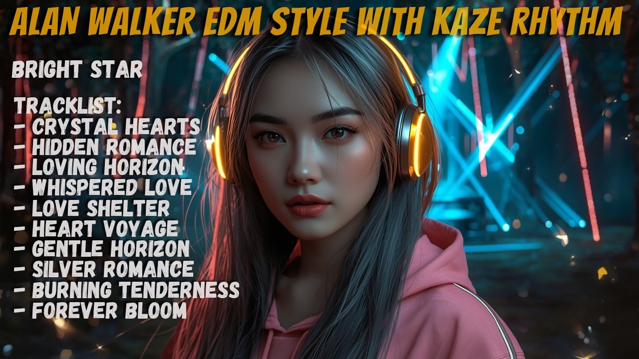 ALAN WALKER STYLE X KAZE RHYTHM || BRIGHT STAR || EDM SONGS FULL ALBUM 2026