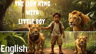 The lion King with little boy|emotional story|subscribe me more#animation#vishnu#supportme