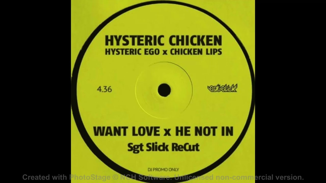 Download Hysteric Ego & Chicken Lips - Not Want Love (Sgt Slick Mashup) MP3