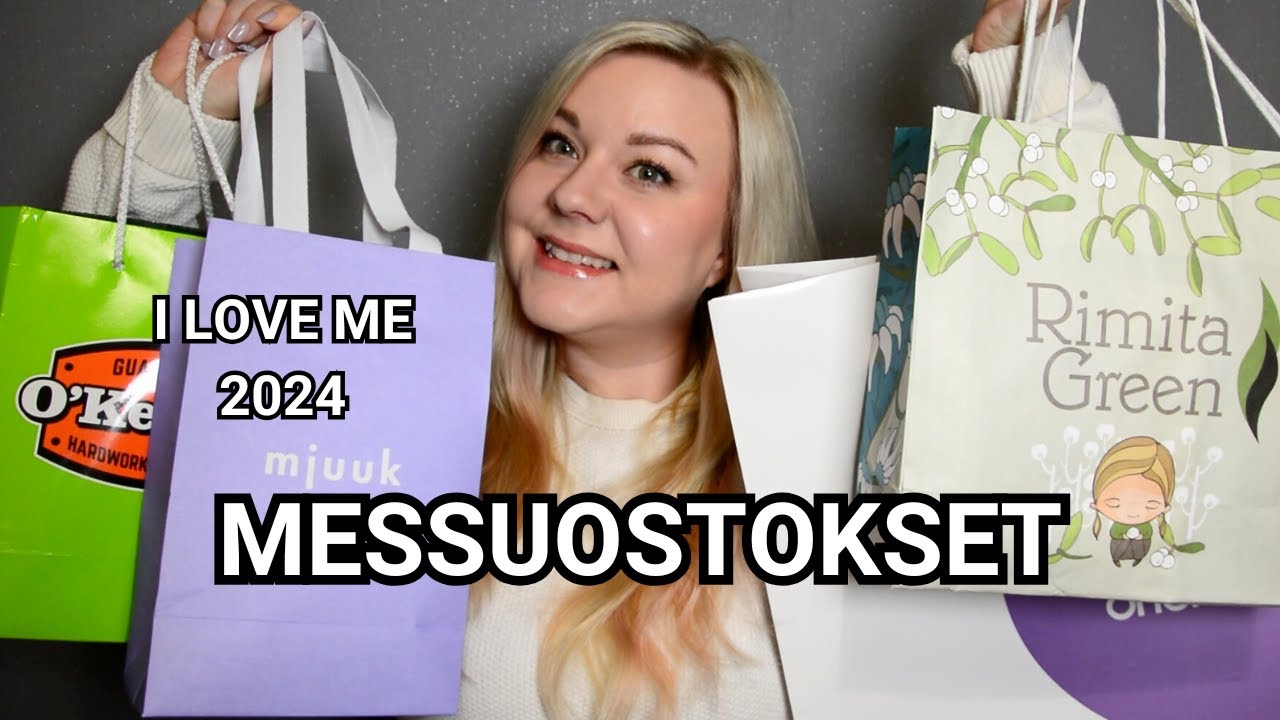 I LOVE ME MESSUOSTOKSET 2024 | Fiilikset ja messusaalis
