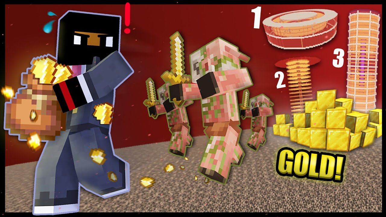 INSANE GOLD FARMS IN SURVIVAL Minecraft - BlockBreaking S2: Ep 13