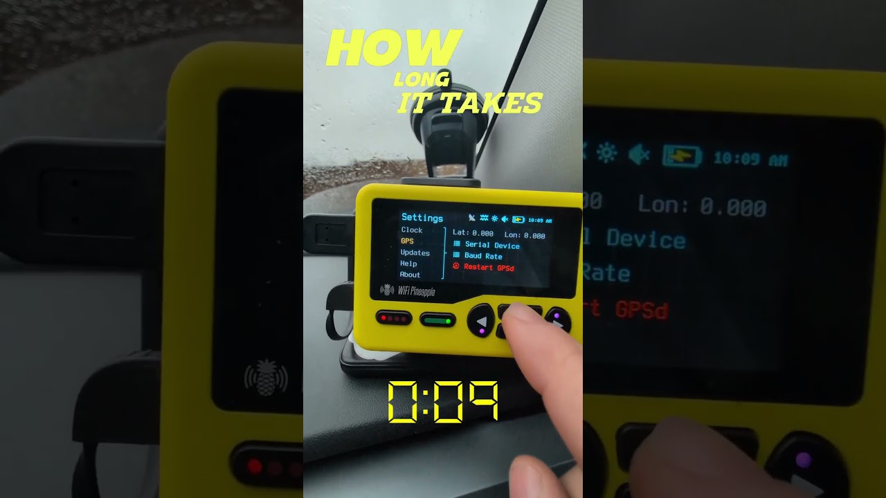 Насколько быстро подключится GPS-мод с багом ⏱️🍍📟 @hak5