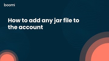 How to add any jar file to the account